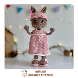 Amigurumi Big Bad Wolf Crochet Pattern – Animal Toys –  PDF Instant  Download