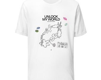 Fromis_9 Desbloquea mi camiseta mundial (colores más claros)