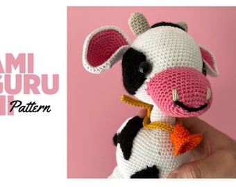 Crochet Cow Plush Pattern | Cow Plush Crochet Pattern | Cow Crochet Plush Pattern | Crochet Pattern Plush Cow | Crochet Cow Pattern Plush