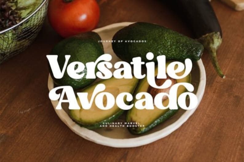 Avocardos Text Modern Serif Font, Fonts Procreate, Fonts Cricut, Retro 70s Font, Fonts ...