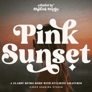 Modern Sans Serif Font | Italic fonts | funky font | wavy font | cricut font | retro 70s font | font with tails | bold font