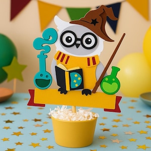 The Chosen One Decorations, Magical Wizard Birthday Party, First Birthday Cake Topper, Party Decor Ideas
