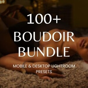 Boudoir Presets Lightroom | Influencer Bundle Presets | Mobile and Desktop Lightroom Preset Bundle for Instagram | Boudoir Lightroom Presets