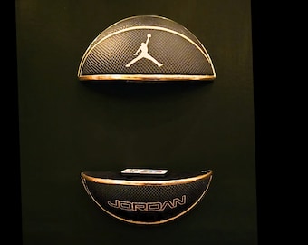 Michael Jordan LED Basketball Shelf - Black and Gold