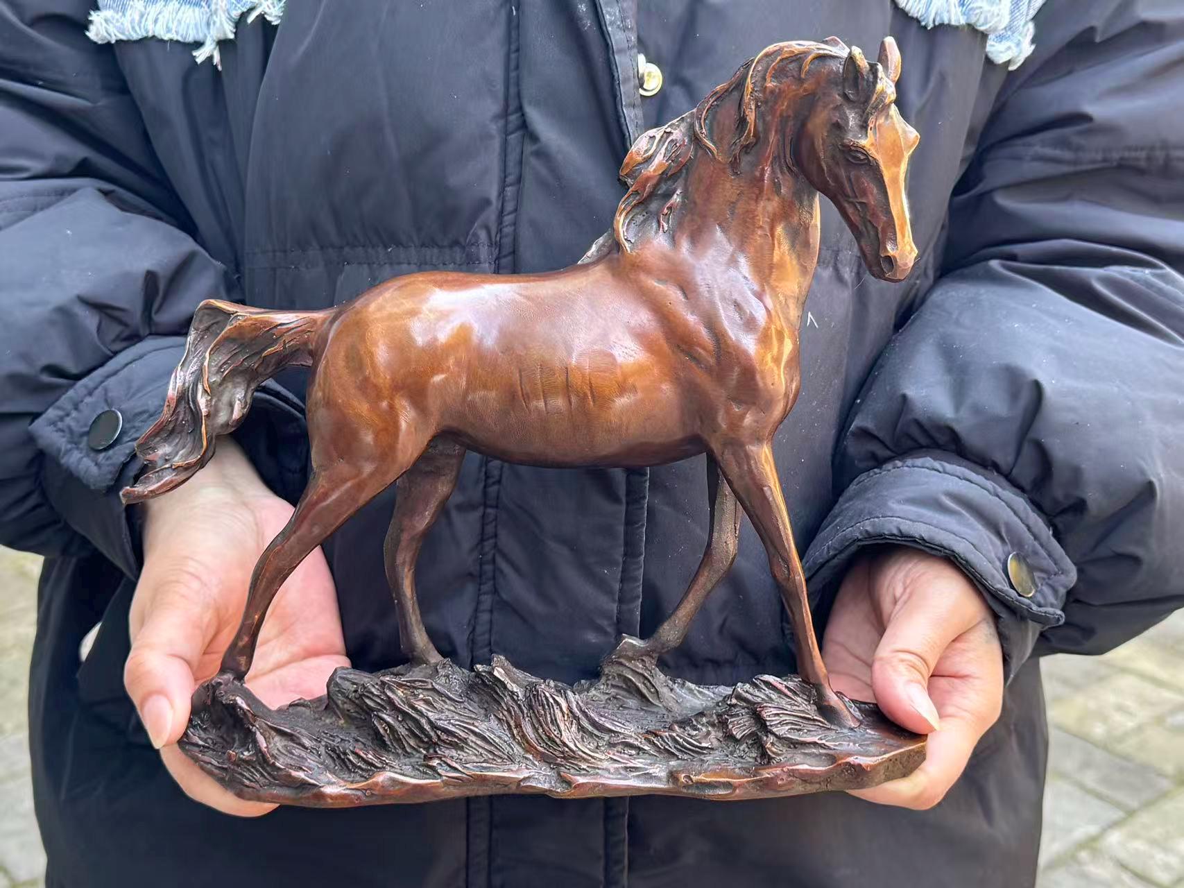 Vintage Horse Statue - Etsy