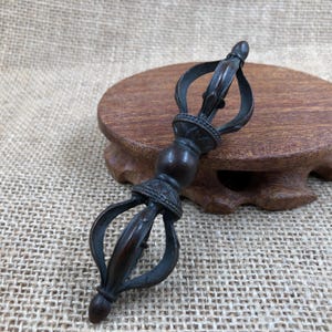 VTG copper Dorje Vajra Phurba, Tibetan Nepal Amulet Handmade Nepal Collectibles,Tantra Buddhism Talisman Charm Small Vajra phurpa Exorcism