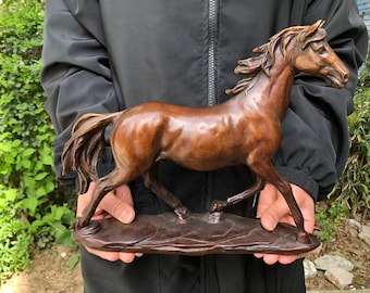 ブロンズ製跳ね馬像 – 高級ホーム＆オフィス装飾 - Etsy 日本