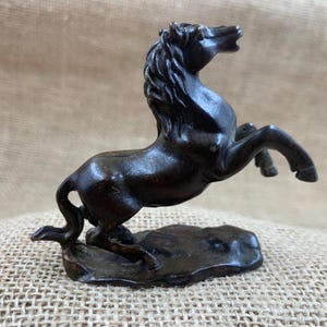 Vintage Copper Zodiac Figurines horse Statue Sculpture Home Decor, Majestic Desk Furnishings Decor  horse Figure Art Feng Shui Fortune T1121