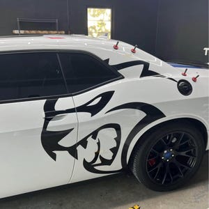 Oversized Hellcat Decal, Vinyl Wrap, Graphics, 3M, Charger, Challenger, SRT, Mopar, Dodge, Hellcat
