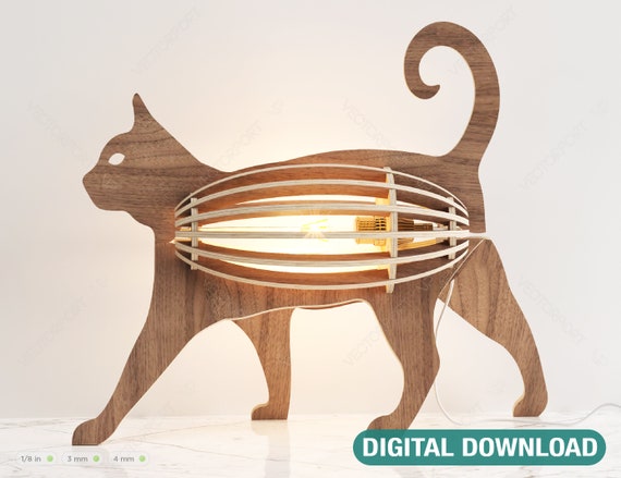 Cat shaped lamp deals