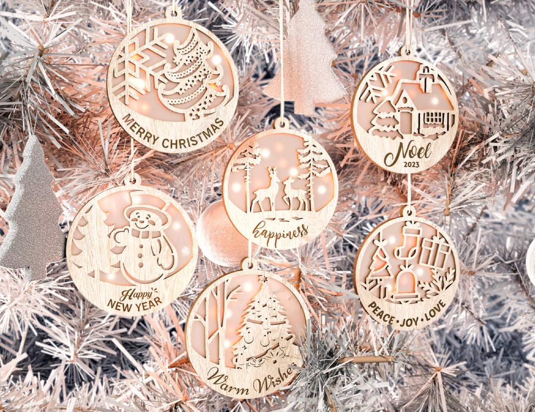 Customizable Christmas Balls Tree Decorations Craft Hanging Etsy