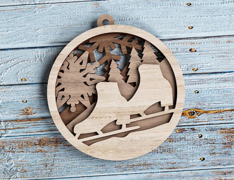 Christmas Balls Tree Decorations Craft Hanging Bauble Paper Etsy