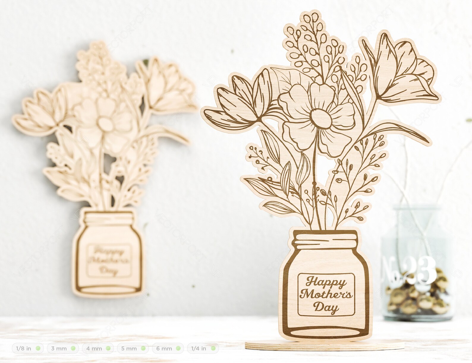 Personalized Standing Pot Flowers for Mom Mothers Day Gift - Etsy