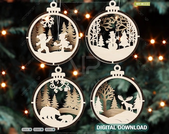 Lot De 40 Boules De Noël En Bois - DIY, Décoration Sapin, à Peindre, étoile, Bonhomme De Neige, Loisirs Créatifs