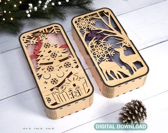 MarqArt Caja De Arte De Madera De Ciervo – Hecho A Mano En Estados Unidos – Joyeros Y Regalo – Calidad Inigualable – Único, No Hay Dos Iguales – Obra Original