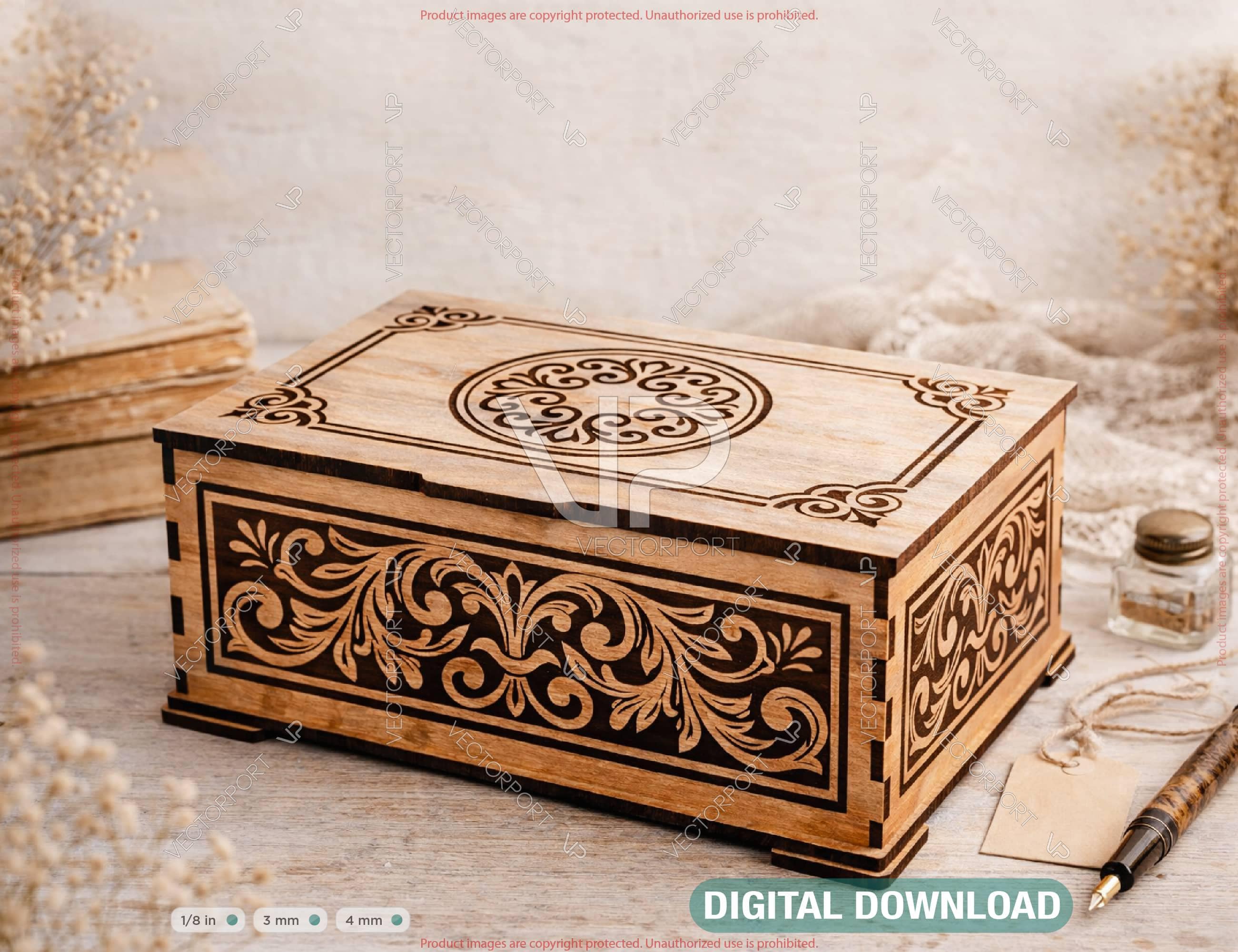 TOPBATHY Scatola Decorativa Vintage Con Serratura A Forma Di Libro