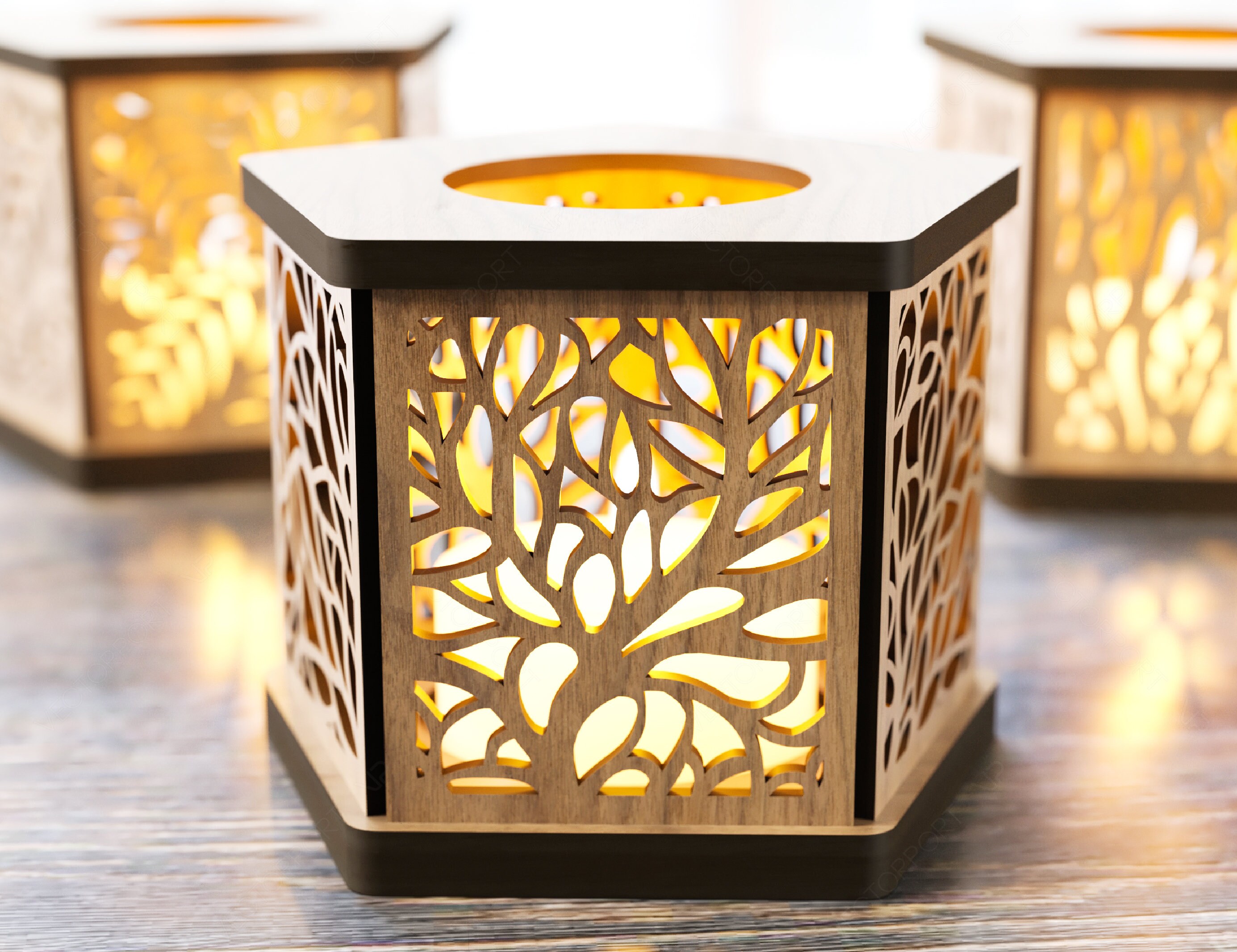 Candle Holder Laser Cut Lamp Plywood Tea Light Lantern Votive Etsy UK