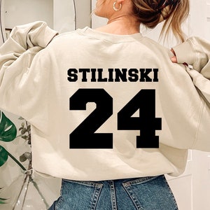 Stiles Stilinski 24 Beacon Hills Cyclones Hockey Jersey Teen Wolf TV Series  White