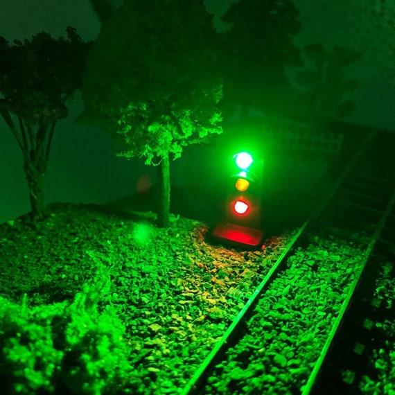 Miniature Traffic Light Miniature Scenes Decor | Etsy