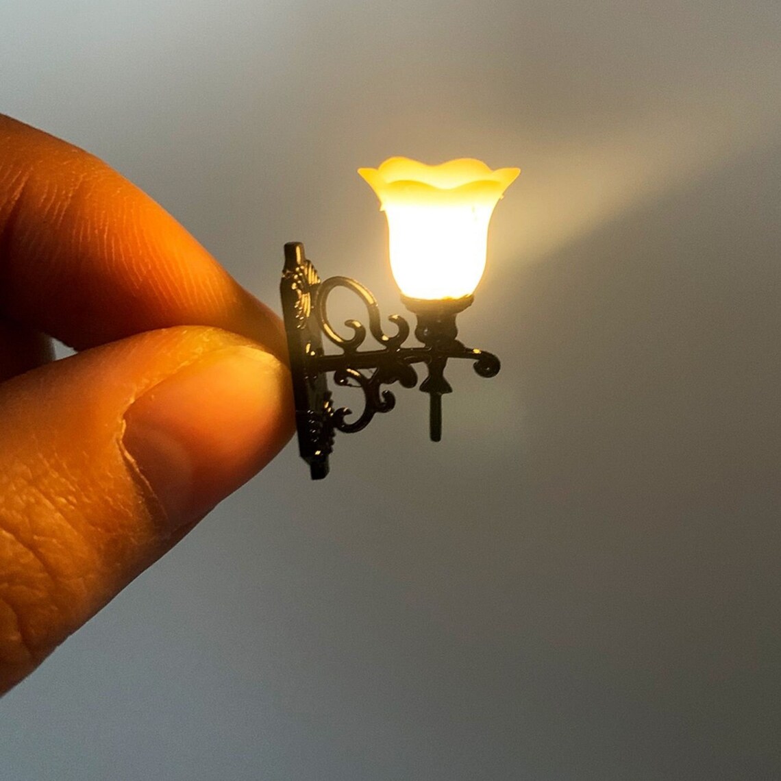 Dollhouse Miniature Lamp Wall Lamps Etsy