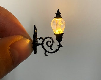 Dollhouse Miniature lamp, Wall lamps