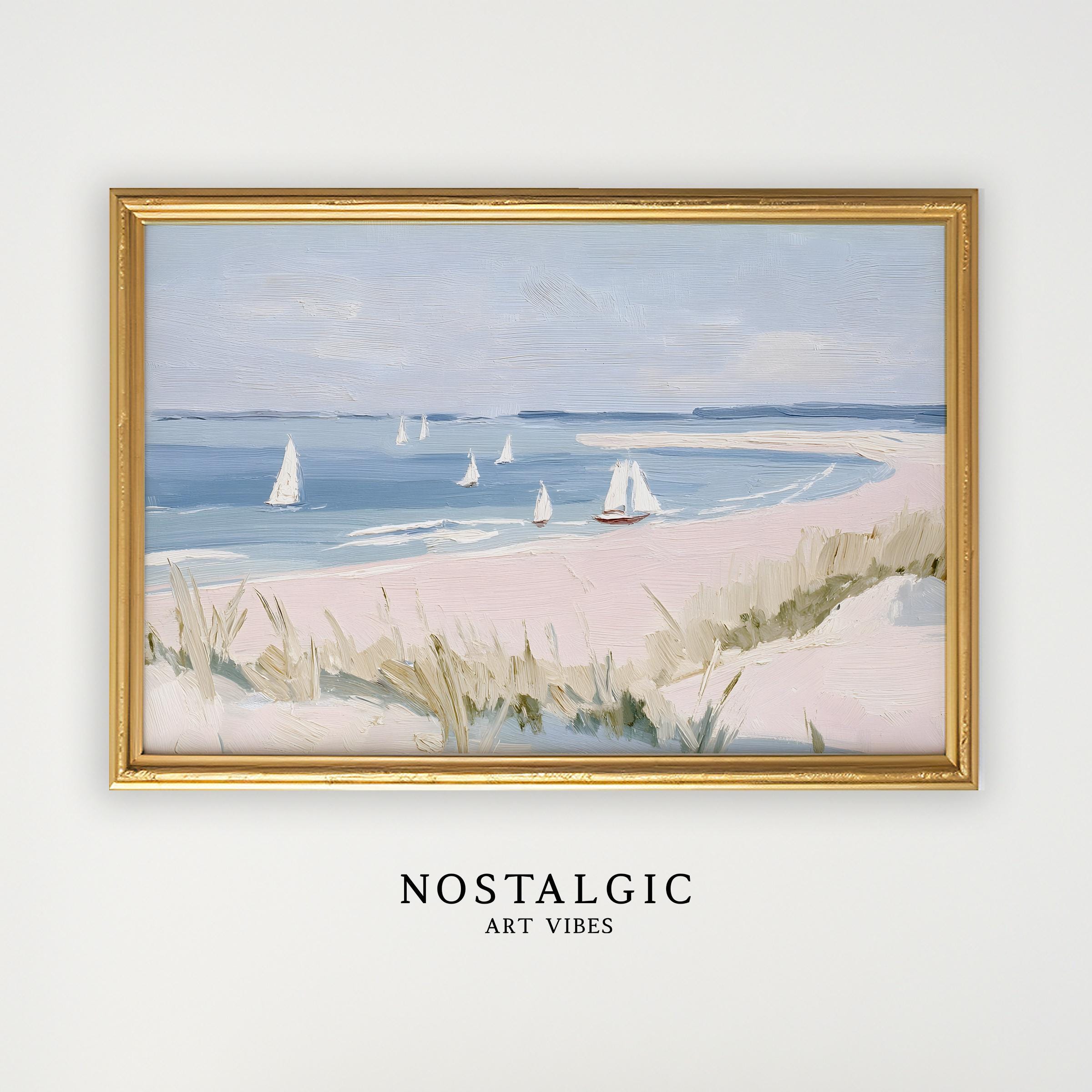 coastal-wall-art-beach-scene-print-sailboat-artwork-summer-beach