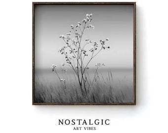 印刷可能な花の写真ポスター｜花の装飾デジタルダウンロード。ミニマル
