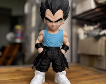 VEGETA Urban Chibi – 3D Printed Fan Art Figure