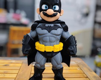 Batmario – Mario × Batman Fusion Fan Art