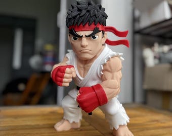 RYU – Chibi Fighter Fan Art 3D Printed Figure