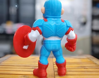 Captain Mario – Fusion Style Fan Art 3D Printed Figure