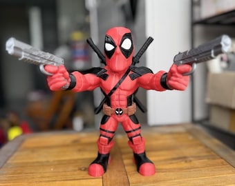 DEADPOOL – Chibi Action Fan Art 3D Printed Figure