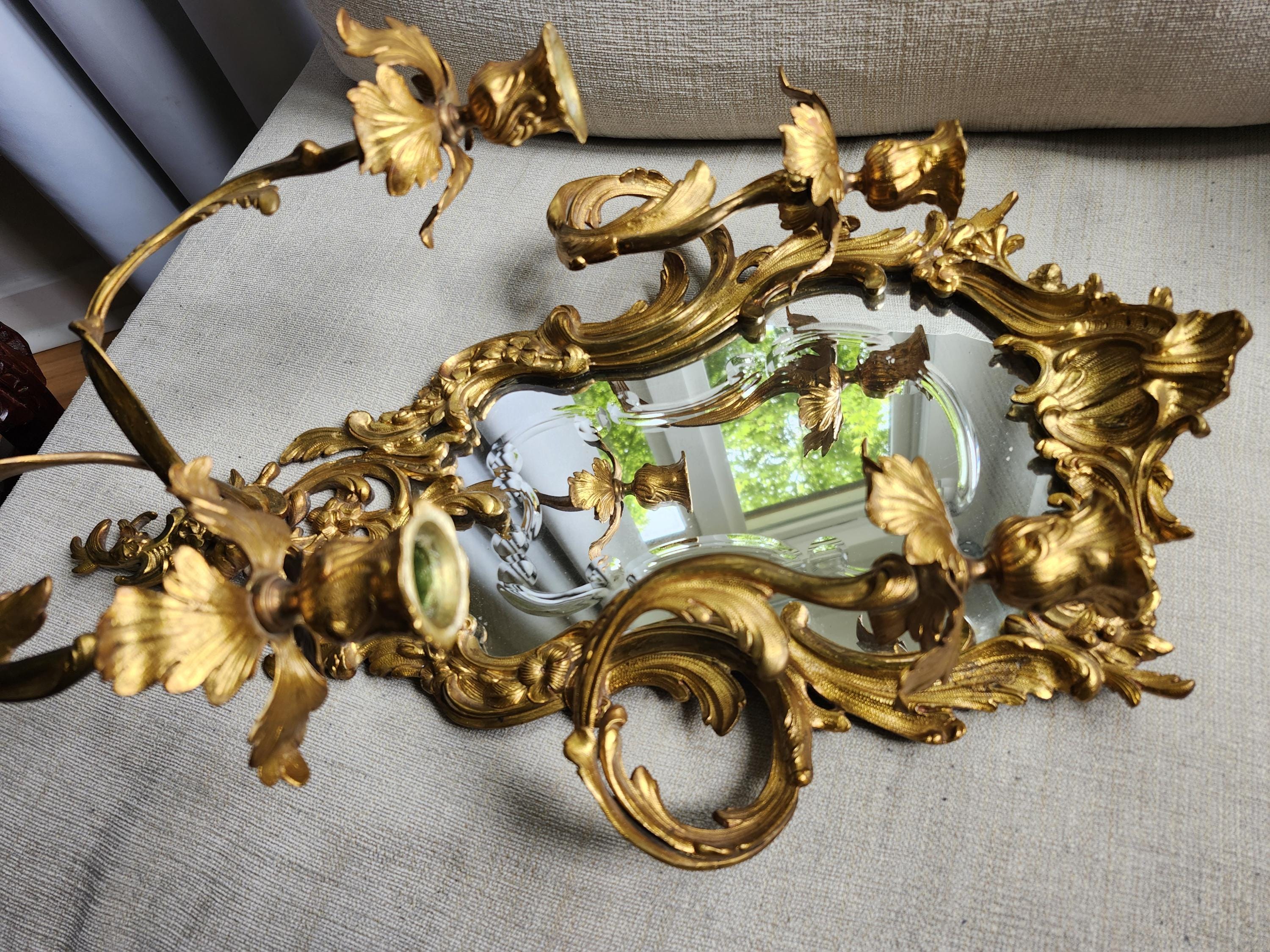 Vintage French Rococo Mirror - Etsy