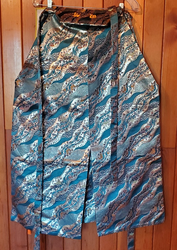 Vintage Mid-Century Japanese Silk Brocade Ceremoni