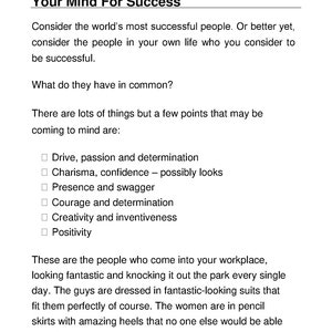 The 7 Step Blueprint to Rewiring Your Mind for Success - Etsy