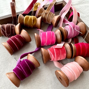 Pink Velvet Ribbon,Party Ribbon,10mm Single Faced Velvet Ribbon,Neutral Ribbon,High Quality Ribbon,Gift Wrap Ribbon,DIY Bow Ribbons,