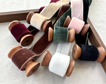 1 "breites doppelseitiges Samt, graues Samtband, DIY Hochzeitsband, Geschenkverpackungsband, Partyzubehör, Blumensträuße, die Band verpacken, Feiertagsband,