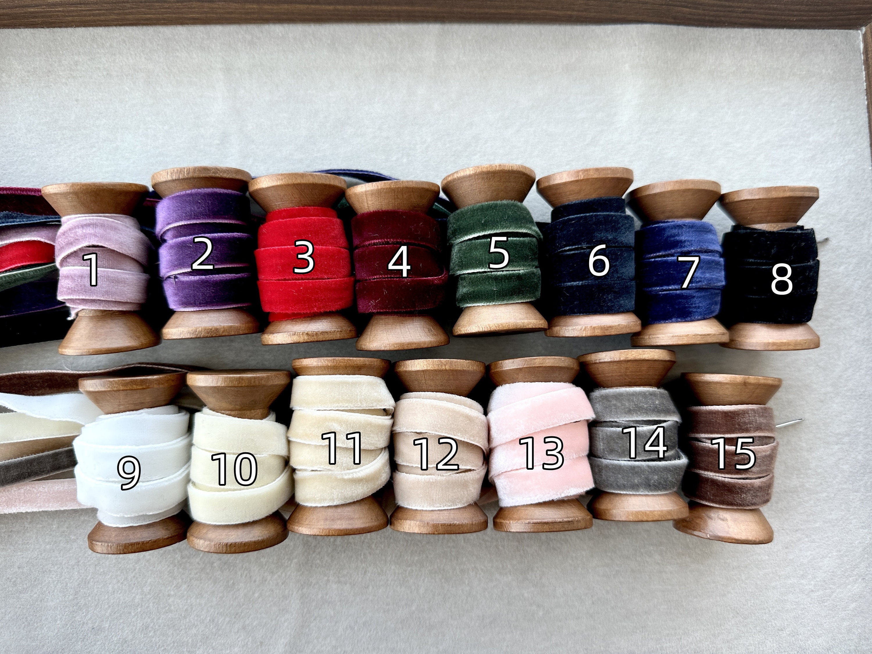 Take A Look About Double Faced Velvet Ribbon