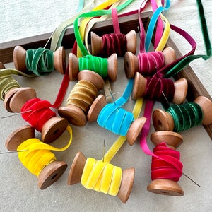 1/4&quot;Single Faced Velvet Ribbon,Fine Velvet Ribbon,For Product Packaging,Assorted Colors,Sell By The Yard 1yard /2yard /3yard /5yard /10yard