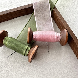 1.5&quot; organza ribbons,Sheer ribbon,Pink Ribbon,Wedding Ribbon,Home decorating,Ribbon by the Yard,ribbon for bows,Premium ribbon,DIY Ribbon,