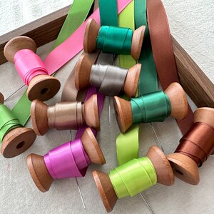 Waldgrün Satinband, 16mm einseitiges Band, Blumensträuße Verpackungsband, Geschenkbox Band, DIY Hochzeitsband, Geschenke für Sie, Urlaub Band