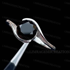 Dainty Real Black Onyx Ring, Onyx Designer Ring Everyday Ring Natural Stone Handmade Jewelry, Bezel Set Ring Vintage Silver Ring Gifts