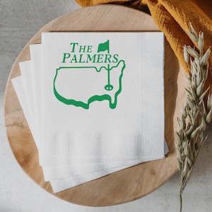 Personalized Golf Party Napkins, Custom Party Napkins, Wedding Cocktail Napkins, Custom Logo Napkins, Beverage Napkins, Guest Towel Size