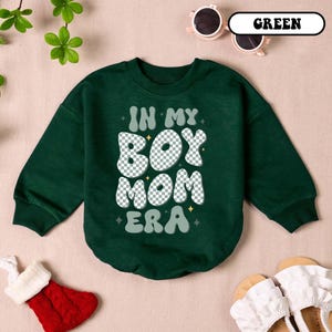 Boy Mom Era Baby Romper: Handmade Newborn Bodysuit