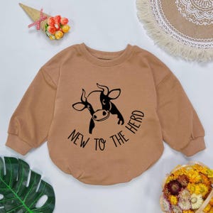 New to the Herd Baby Romper: Country Farm Clothing