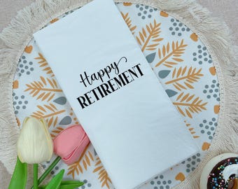 Happy Retirement Cocktail Napkins: Out of Office Party Decor