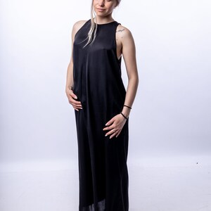 Woman silk long dress