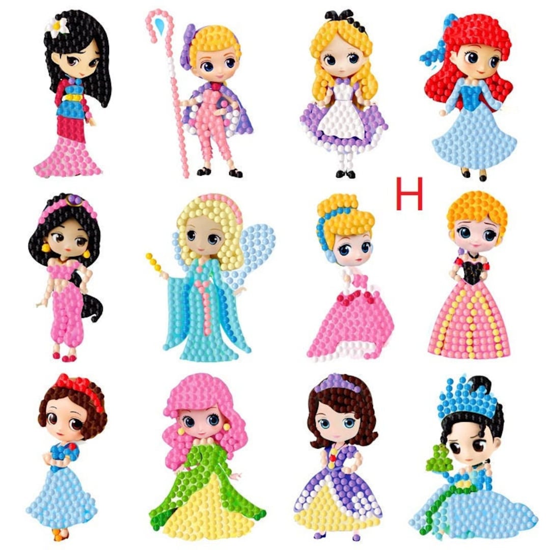 Diamond Painting Stickers Cartoon Diamond Painting Cross Stitch Kits DIY Mosaic Rhinestone