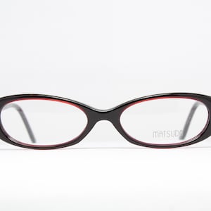 Schlanke MATSUDA 10325 RO Oval Kleine Linsen Seltene Einzigartige Große Vintage Brillen Gestell Gläser Lunettes Occhiali Gafas Bril Glasögon E08