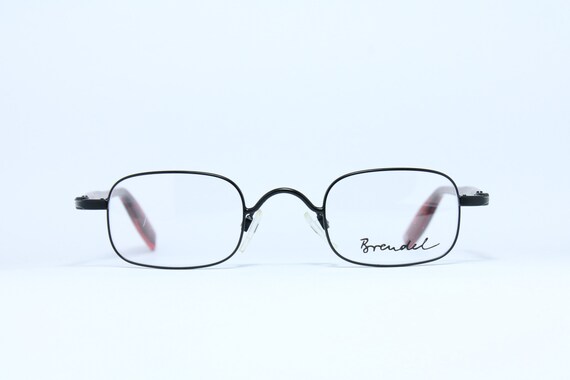 Small Square BRENDEL 4642 C19 Black Rectangular R… - image 2